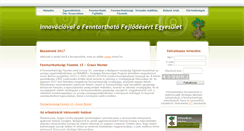 Desktop Screenshot of iffegyesulet.hu